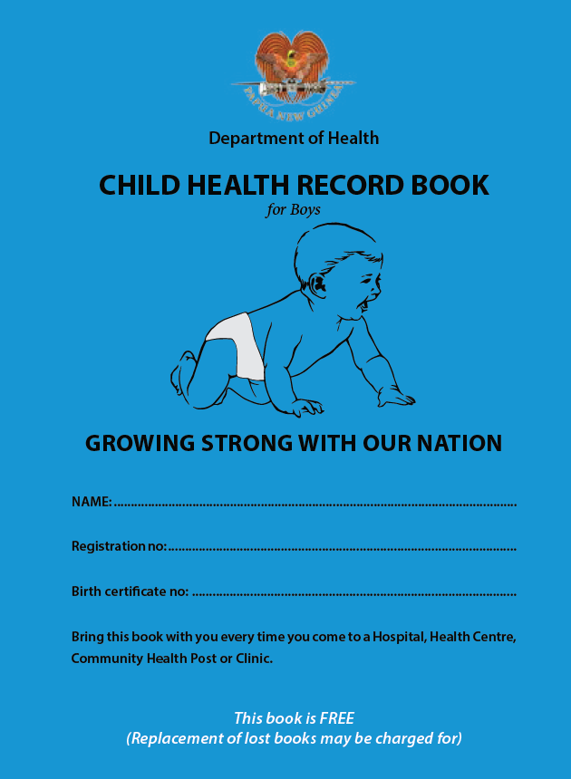 Child Health Record Book (Boys)