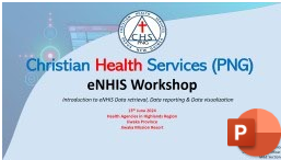 eNHIS Presentation
