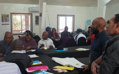CHSPNG National Secretariat Office Hosts GBV and SARV Workshop through CJF Fundings